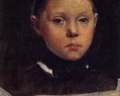 埃德加 德加 : Portrait of Giulia Belleli